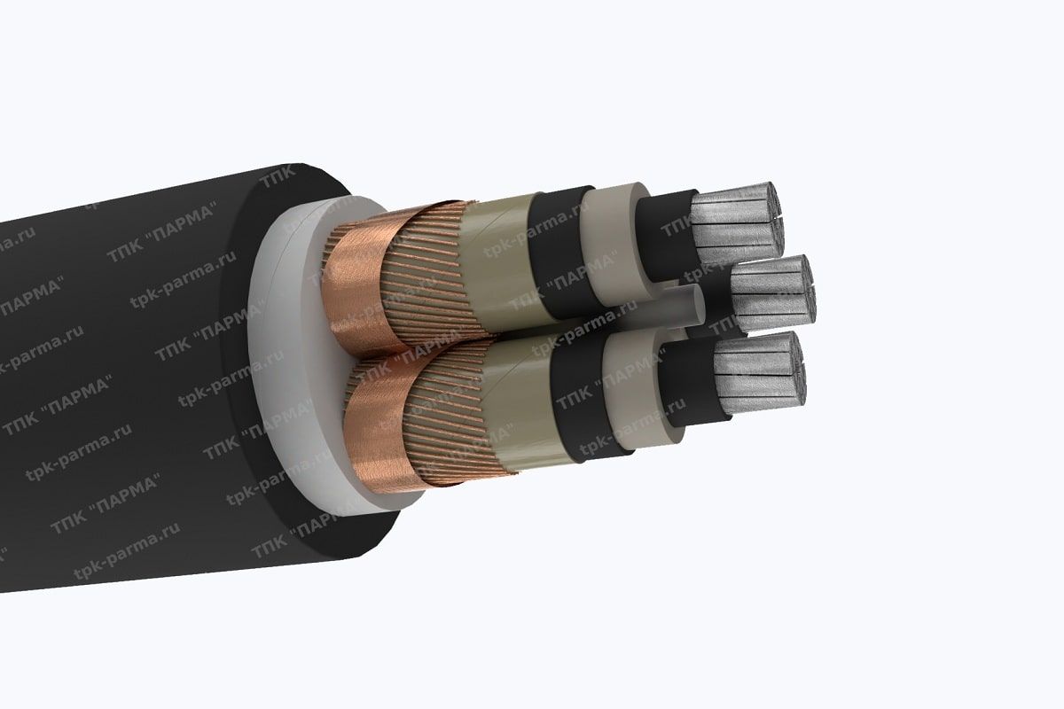 Фотография провода Кабель АПвВнг(B)-LS 3х300/95 - 10кВ