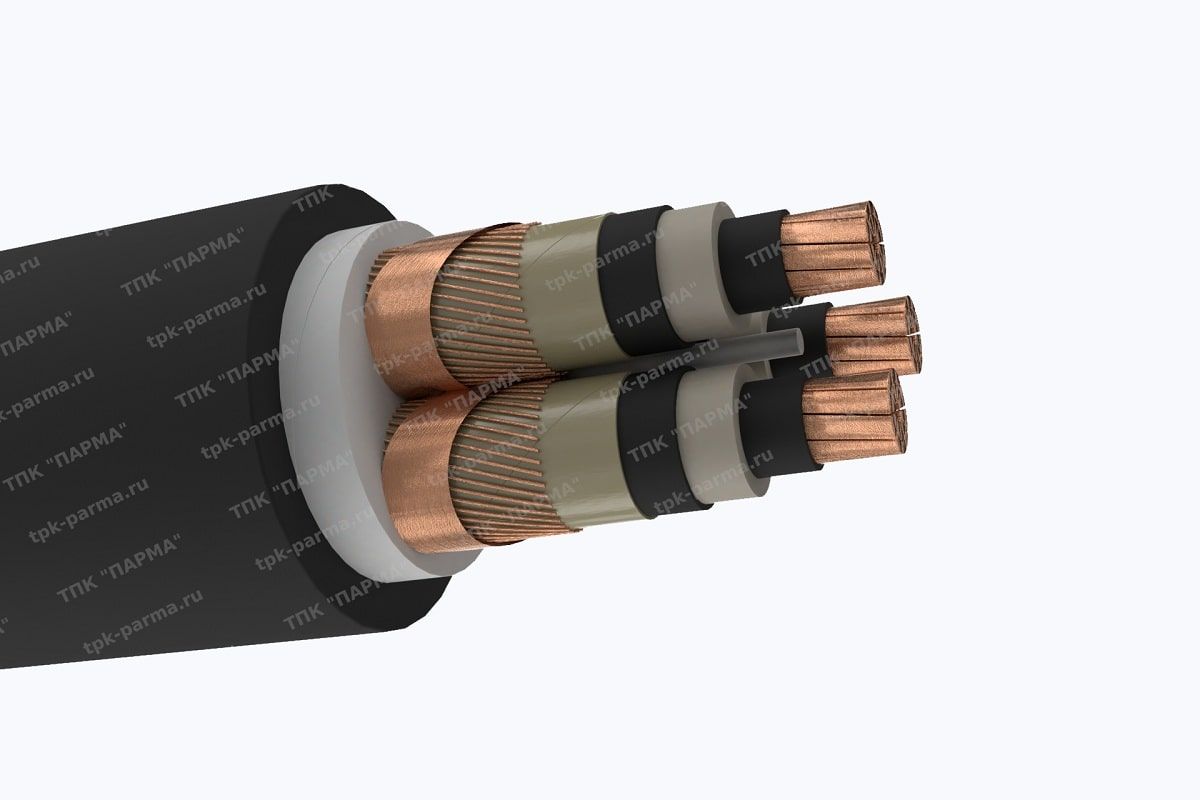 Фотография провода Кабель ПвПу 3х95/70 - 10кВ